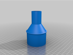 absaugadapter dickenhobel customized 3d print model - Mito3D