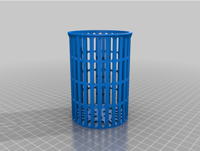 customized parametric basket 3d print model - Mito3D