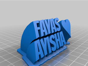 fayas-ayisha customized 3d print model - Mito3D