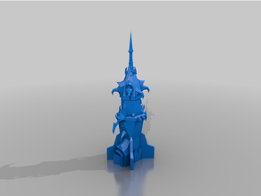 sorc tower undead - terrain aos dnd 3d print model - Mito3D