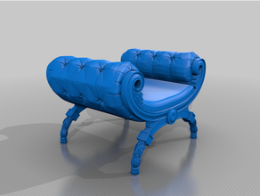ult-lux stool - gubbins furniture terrain 3d print model - Mito3D