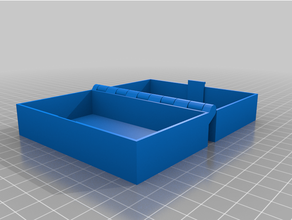 print place hinged box big customized 3d print model - Mito3D