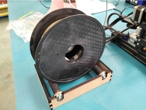 spool holder 2kg laser cutting pla 3d print model - Mito3D