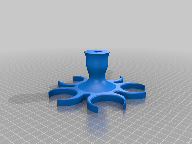 schnapskrake mit kopf 3D print model - Mito3D