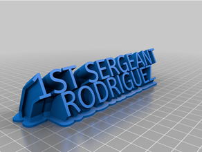 Rodriguez personnalisé 3d print model - Mito3D