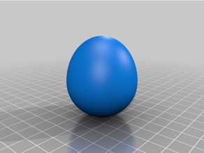 customized egg 3d print model - Mito3D