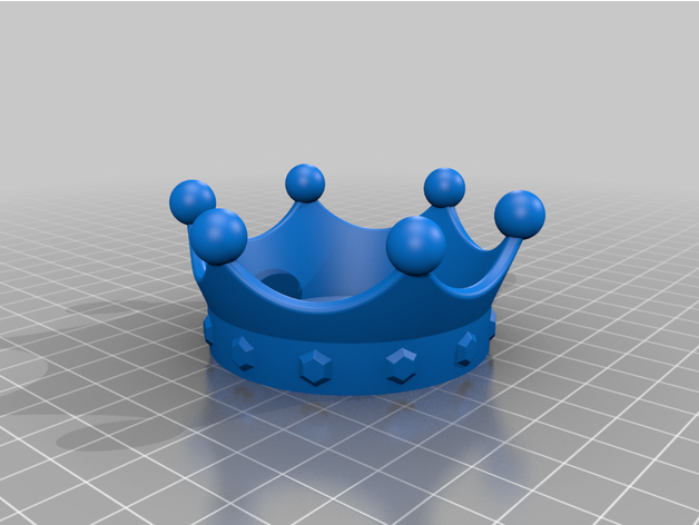 cliquetis héritage 3 couronnes 3D print model - Mito3D