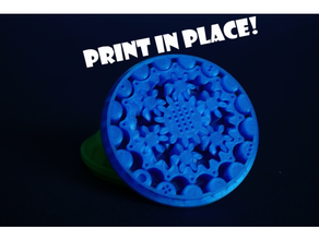 print place- distance measuring roll tool cycloidal gear planetary place 3d print model - Mito3D