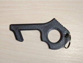 door puller supports functional print covid-19 social distancing tool 3d print model - Mito3D