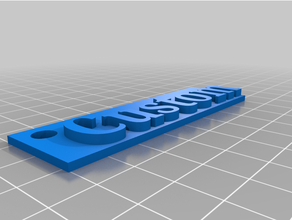Benutzerdefiniert key chain 3d print model - Mito3D