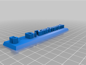labelzac 5 6 20 Kleinbuchstaben angepasst 3d print model - Mito3D