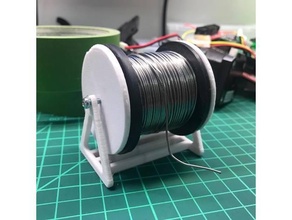 solder spool holder soldering station spoolholder 3d print model - Mito3D