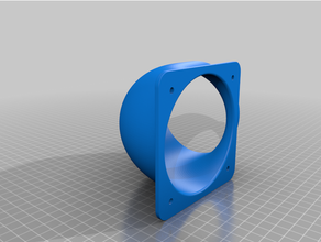 phrozen transform - corner ventilation mount 100mm fan shaft 3d print model - Mito3D