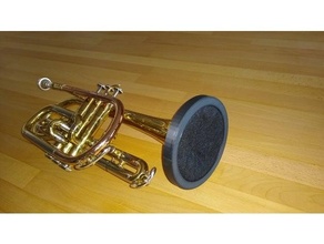covid filter trumpet covid-19 covid19 covidmask 3d print model - Mito3D