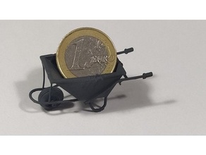 brouette construction diorama miniatures 3d print model - Mito3D
