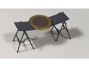 cavalete Construções borriqueta diorama miniatruras miniatura 3d print model - Mito3D