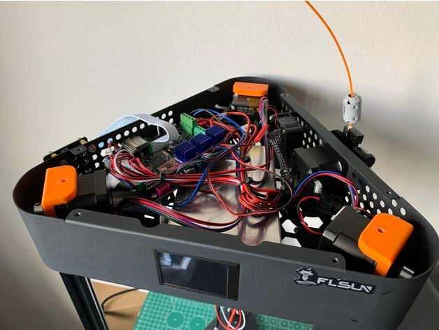 flsun q5 motor abrazadera 3dprinter 3D print model - Mito3D