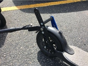 updated scooter trailer hitch electric xiaomi m365 3d print model - Mito3D