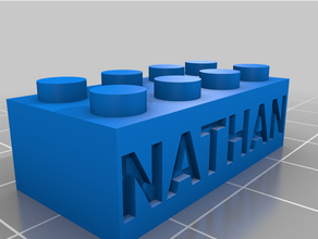 nathanlego personnalisé 3d print model - Mito3D