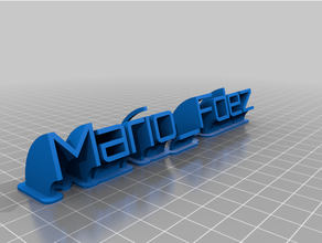 mario fdez customized 3d print model - Mito3D