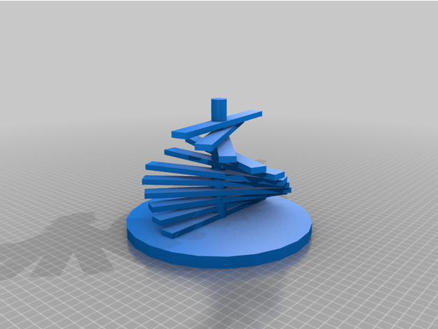 Escalier 3D print model - Mito3D