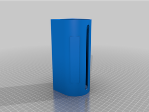 customized parametric garbage bag dispenser 3d print model - Mito3D