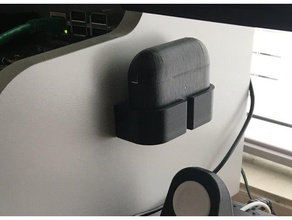 airpods pró parede montado suporte 3d print model - Mito3D