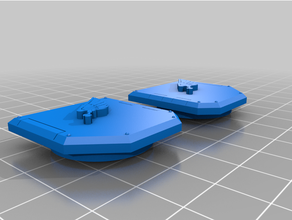 sicaran tanque sponson inserciones emperador niños emperadores martillo guerra 30k 40k 3d print model - Mito3D