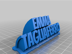 emma personalizzato 3d print model - Mito3D