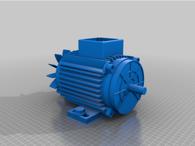 eléctrico motor diorama miniatura 3D print model - Mito3D