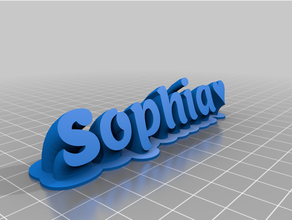 sophia 2 personalizzato 3d print model - Mito3D
