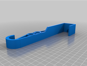 replacement door hook 3d print model - Mito3D
