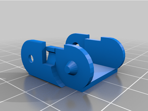 cable chain link 3d print model - Mito3D