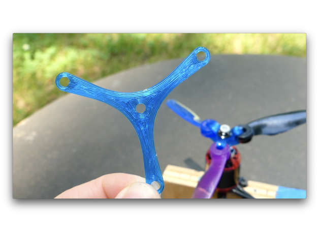 flexibel Propeller Nabe fpv Drohne 3D print model - Mito3D