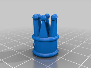 customized crown generator 3d print model - Mito3D