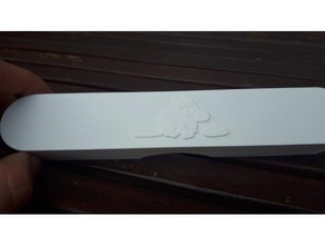 spazzolino titolare supporto simon gatto 3d print model - Mito3D