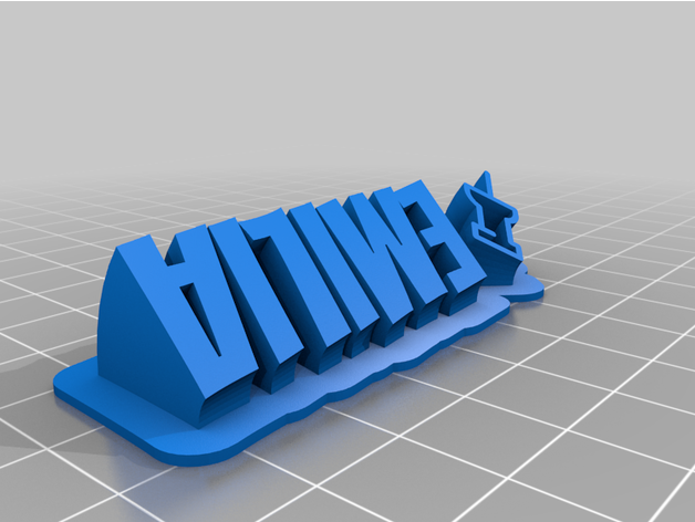 emilia heladera personalizado 3D print model - Mito3D