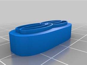 Unendlichkeit Stempel angepasst 3d print model - Mito3D