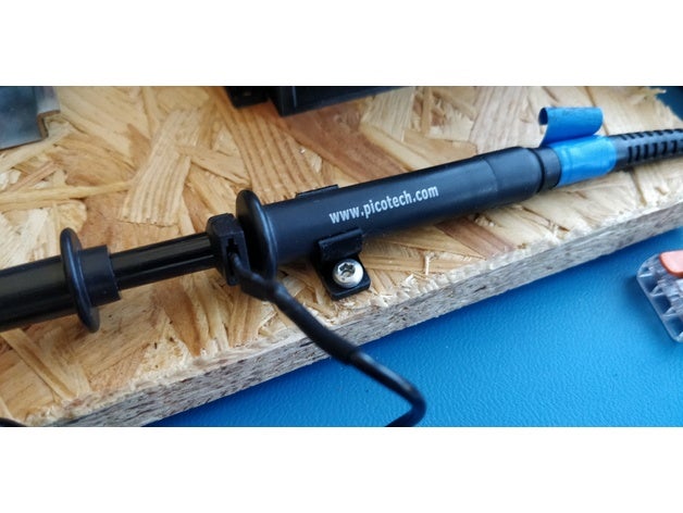 picoscope probe holder clip 3D print model - Mito3D