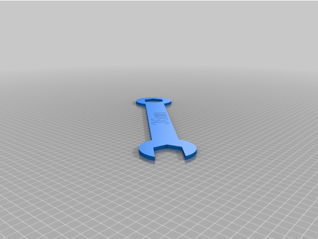 36 mm İngiliz anahtarı özelleştirilmiş 3D print model - Mito3D
