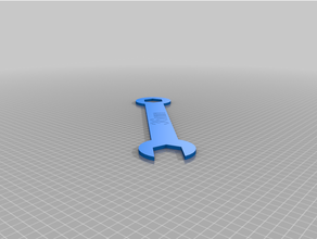 36 mm wrench customized 3d print model - Mito3D