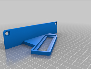 netgear commutateur structuré médias cabinet support montage 3d print model - Mito3D