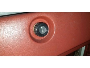 glove department knob - volvo 740 3d print model - Mito3D