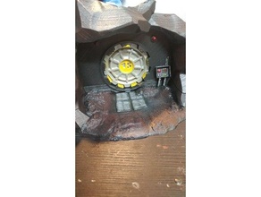 fallout vault door 3d print model - Mito3D