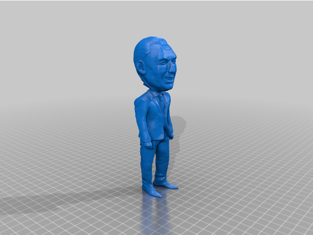 big head peron 3D print model - Mito3D