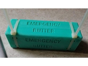emergency butter 3d print model - Mito3D