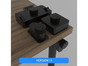 audio source switch volume control boxes box knob 3d print model - Mito3D