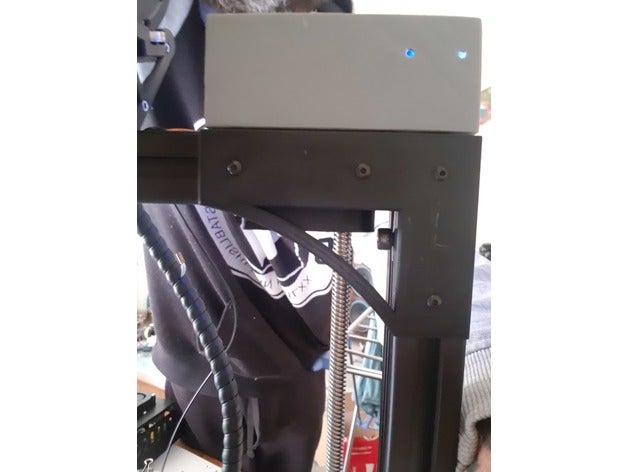 3030 slot printer z-axis bracing pieces brace strengthening extrusion 3d aluminium 3D print model - Mito3D