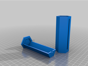 tubo contenitore 25mm personalizzato 3d print model - Mito3D