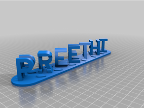 preethi michael personalizzato 3d print model - Mito3D
